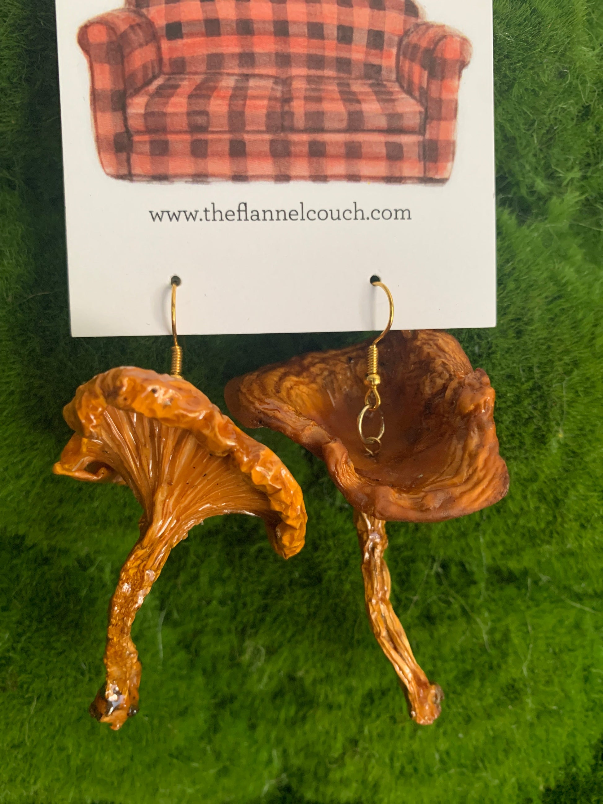 Wild Ontario Mushrooms Earrings www.Shopthatapp.com