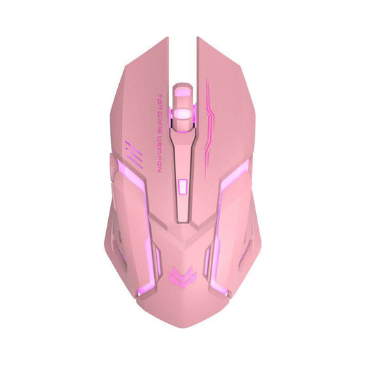 Wireless Charging Silent Gaming Mouse Machinery - Velora