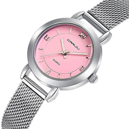 Women's Watch Small Quartz Steel Mesh Belt - Velora