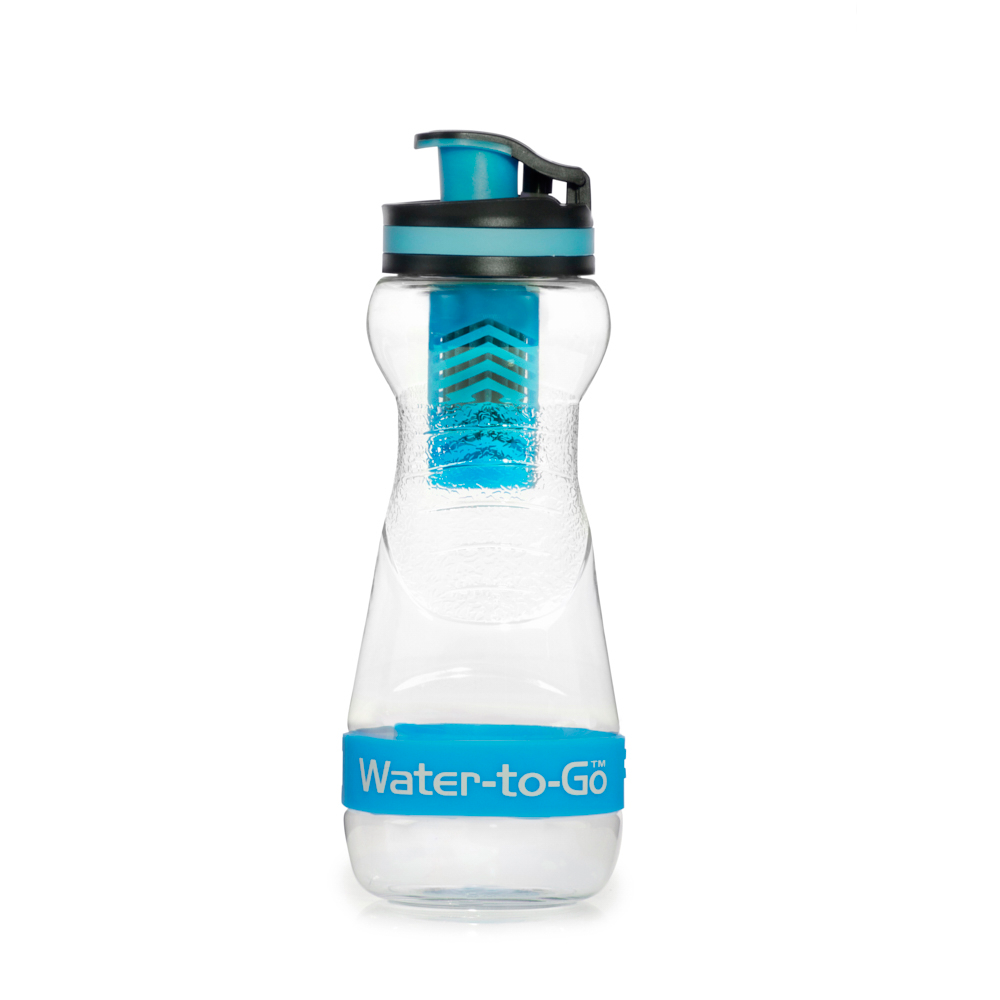 WatertoGo 50cL Water Purification Filter Bottle Removes Contaminants by 99.9% - Velora