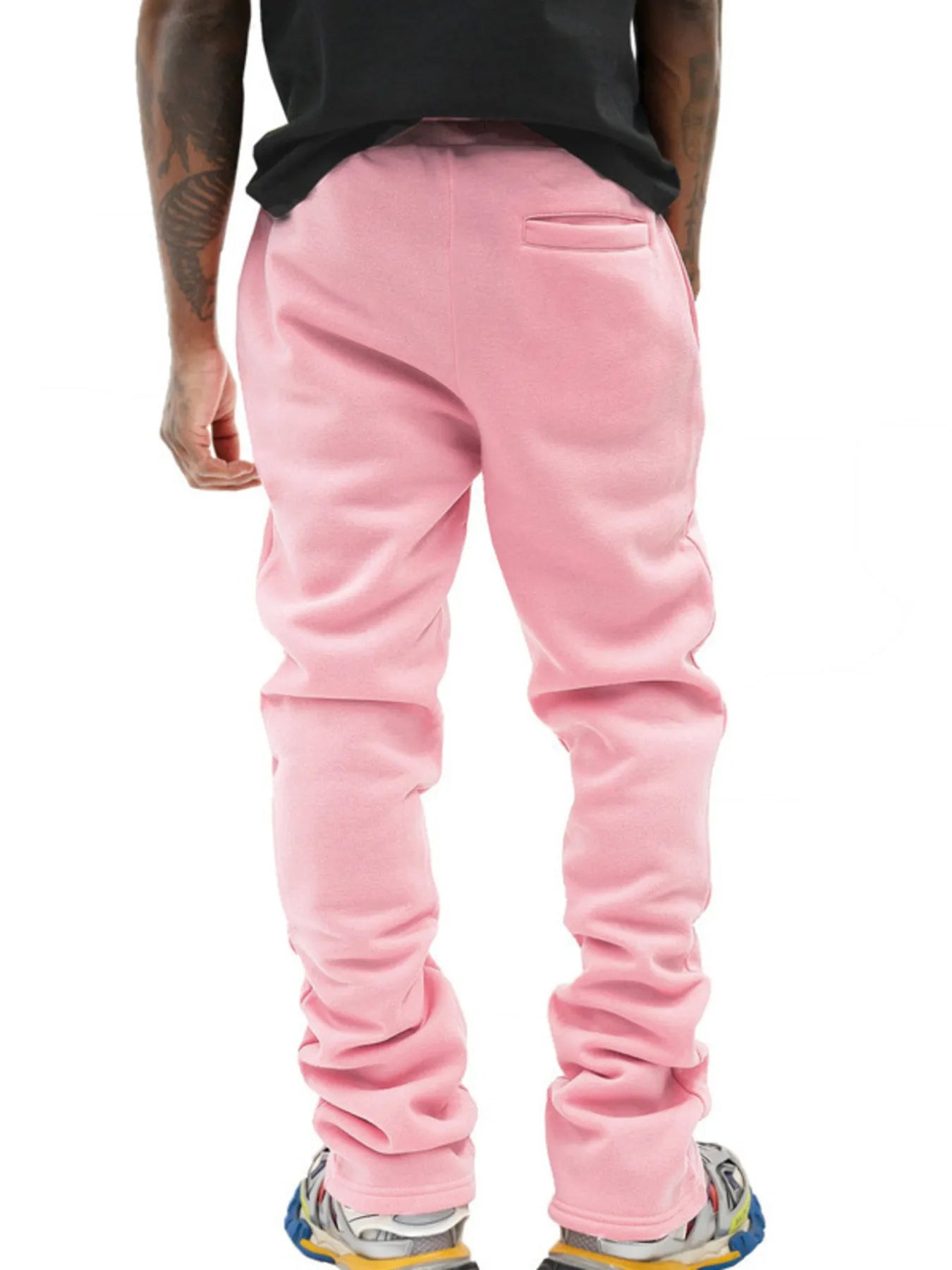 Men's Full Size Drawstring Casual Pants Plus Size - Velora