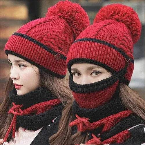 Buy Full Face winter cover knitted mask balaclavas for cold weathers - Velora