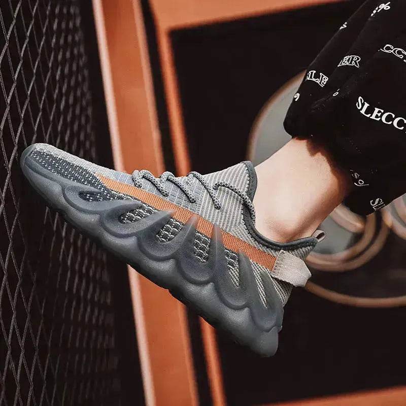 Fashion Sneakers With Wave Sole Cool Sports Shoes Men - Velora