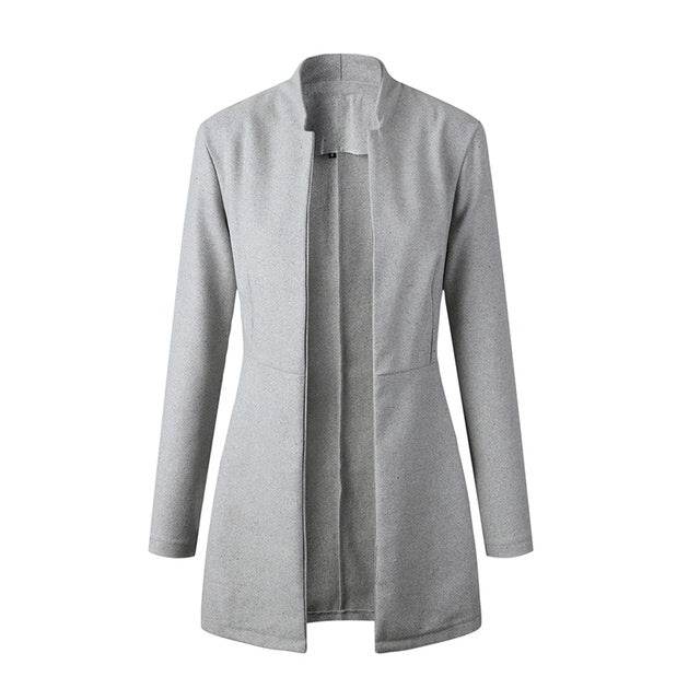 jacket blazer Women for Work white Fashion Formal female - Velora