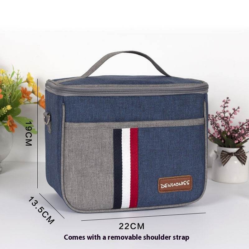 Women Fashion Thermal Insulated Denim Work Lunch Bag - Velora