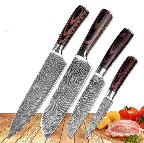 Carpenter's Special Set 6-piece Set 8-piece Set Knife Chef Knife Kitchen Knife Cooking - Velora