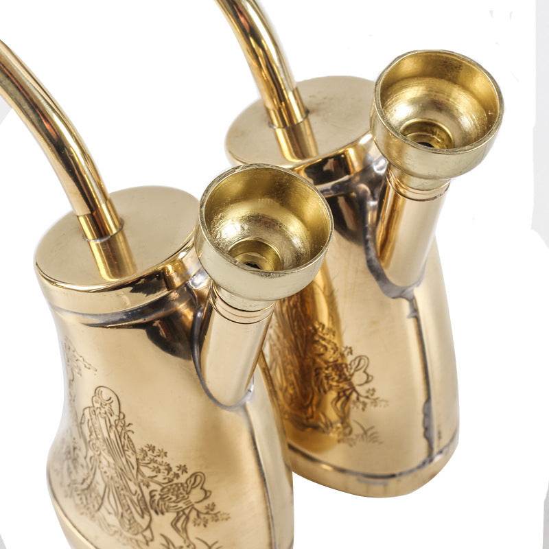 Hookah Can Be Held In Hand With Dual-use Pure Copper - Velora