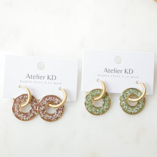 Boucles d'oreilles Dona (moyen 20mm) - Edition spéciale automne 2025 - Velora