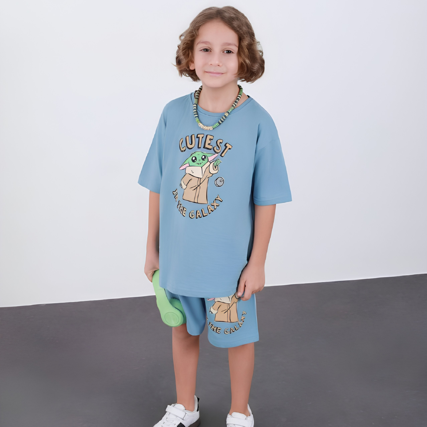 Space Bros Boys Shorts Set