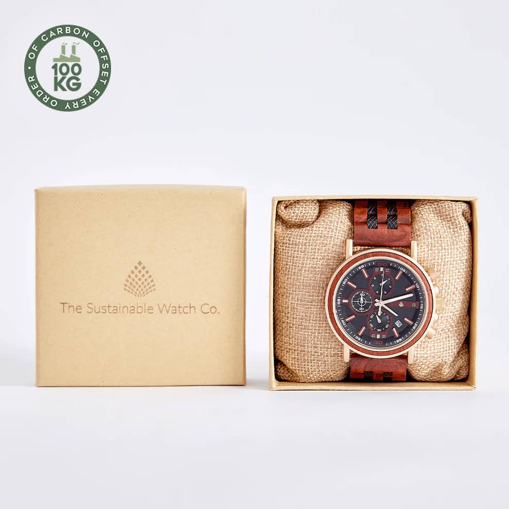 The Redwood: Wood Watch for Men - Velora Luxury Fashion