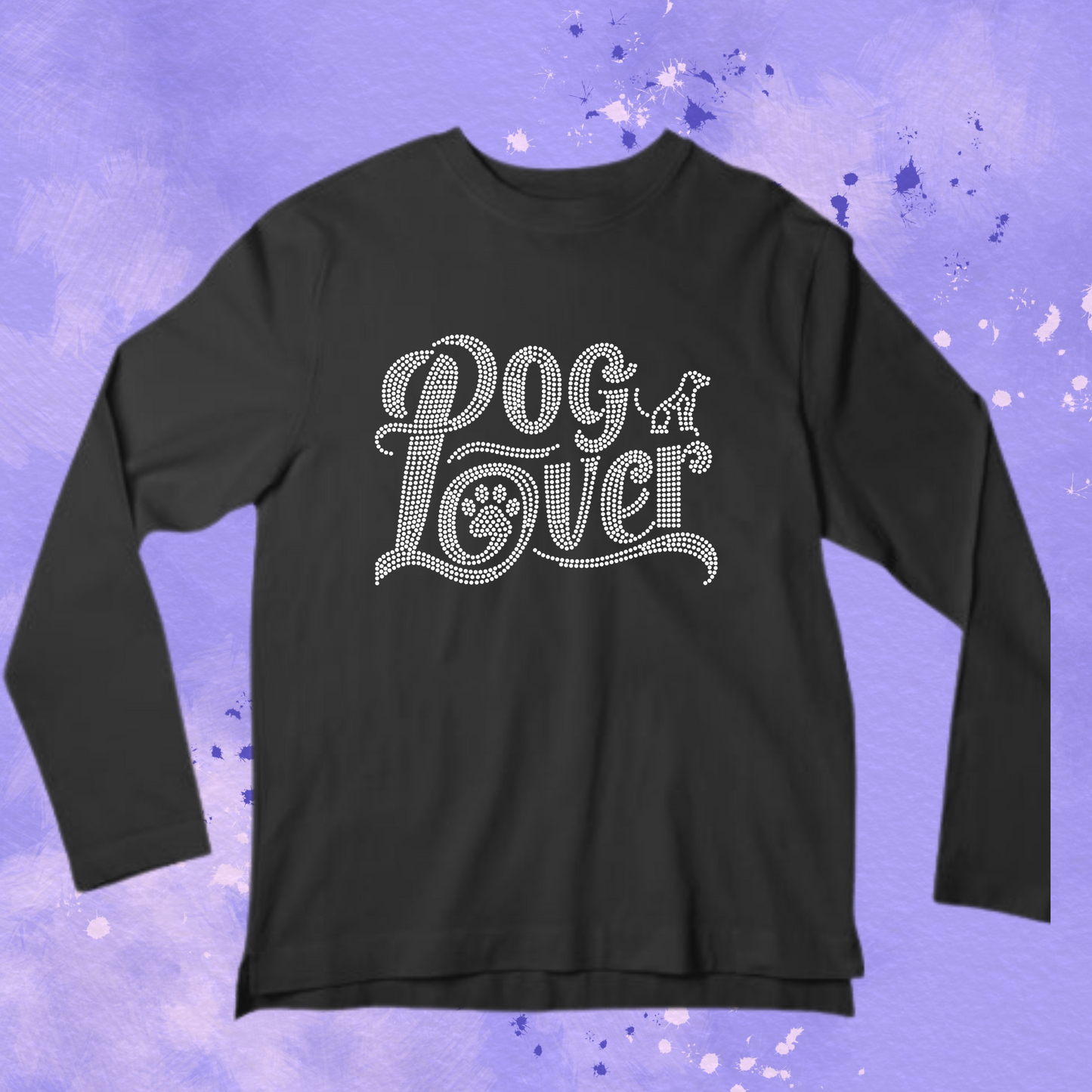 Dog Lover Rhinestone Shirt – Pet Mom Sparkle Bling Tee | Blingdazzel