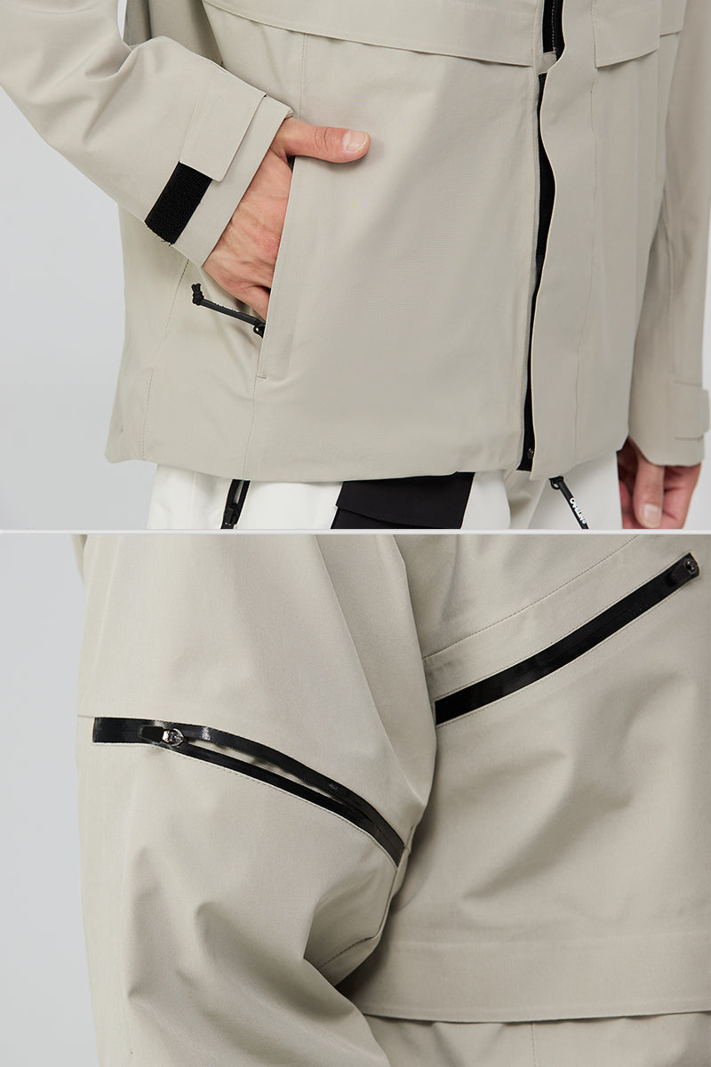Forest Unisex Windbreaker Jacket - Velora