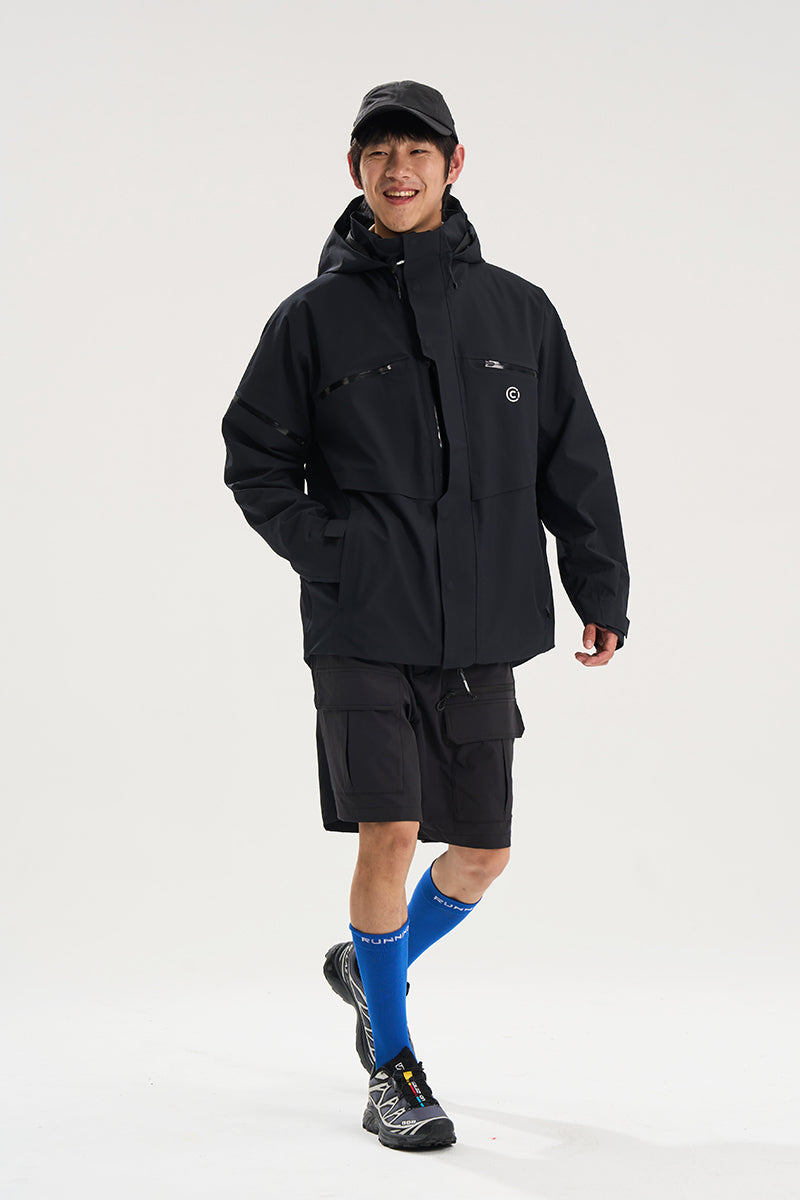Forest Unisex Windbreaker Jacket - Velora
