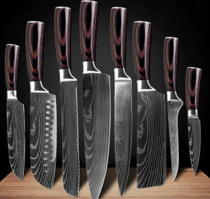 Carpenter's Special Set 6-piece Set 8-piece Set Knife Chef Knife Kitchen Knife Cooking - Velora