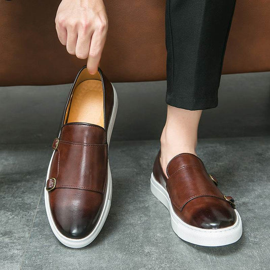 Fashion Loafers Men's Business Casual Slip-on Flats Shoes - Velora