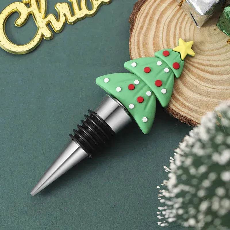 Christmas Holiday Wine Bottle stopper Gift Idea 2024 - Velora