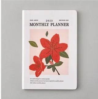 Date Type Monthly Planner Calendar - Velora