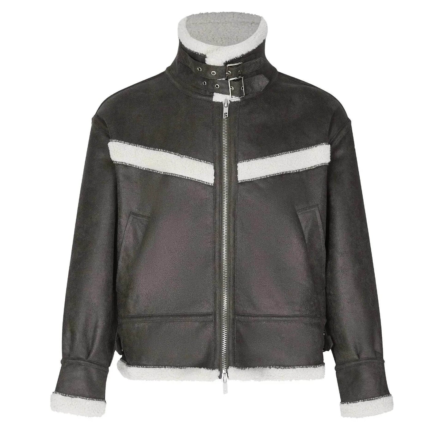 All-in-one Buckled Cotton Coat Jacket Men - Velora