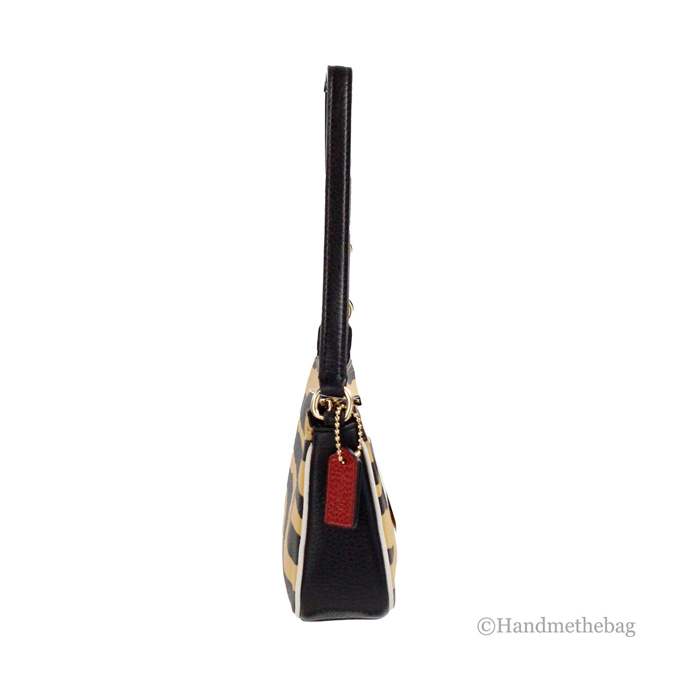 Coach Nolita 19 Tiger Motif Mini Handle Wristlet