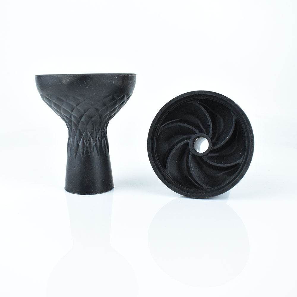 Three-hole Six-turn Single-hole Silicone Hookah Bowl Tobacco Pot - Velora