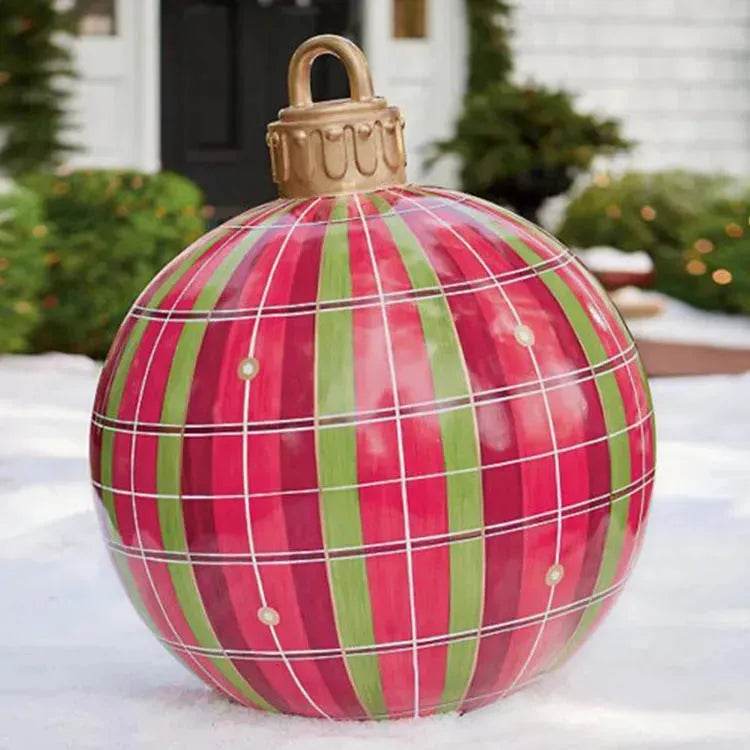 Christmas Ornament Holly Ball Outdoor Tree Decoration Christmas Balls for Yards - Velora