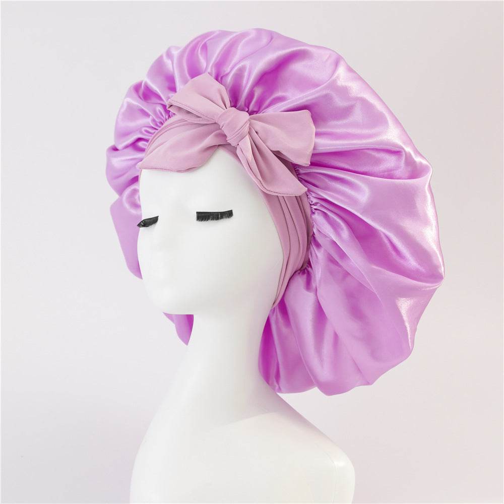 Silk Hair Bonnet For Sleeping Satin bonnet for curly hair - Velora