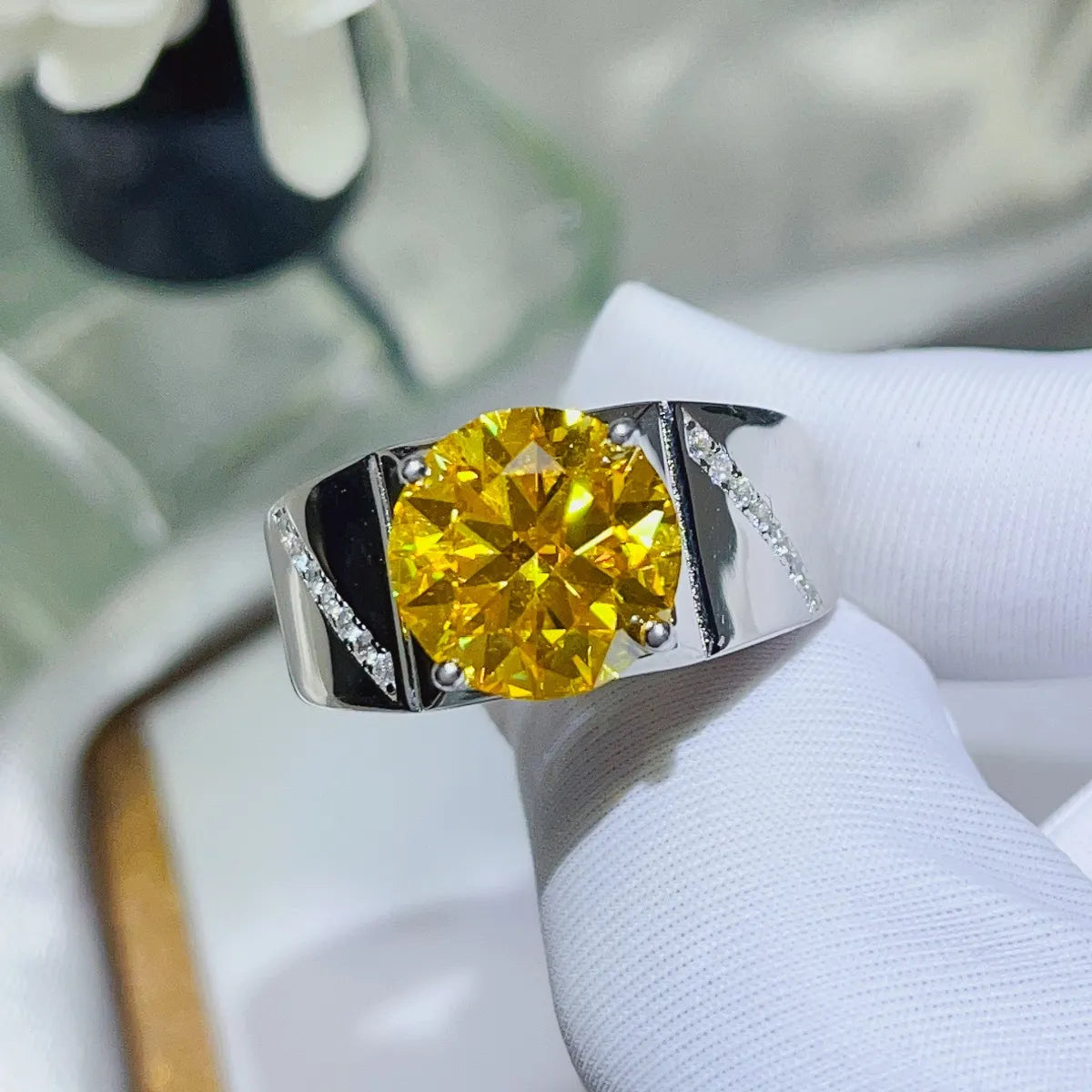 5 Carat Moissanite 925 Sterling Silver Ring