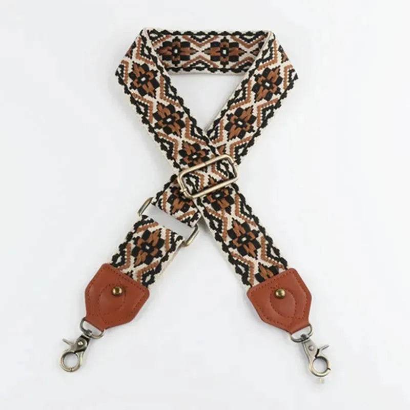 Retro Bag Strap Crossbody Bag Adjustable Replacement Guitar Strap - Velora