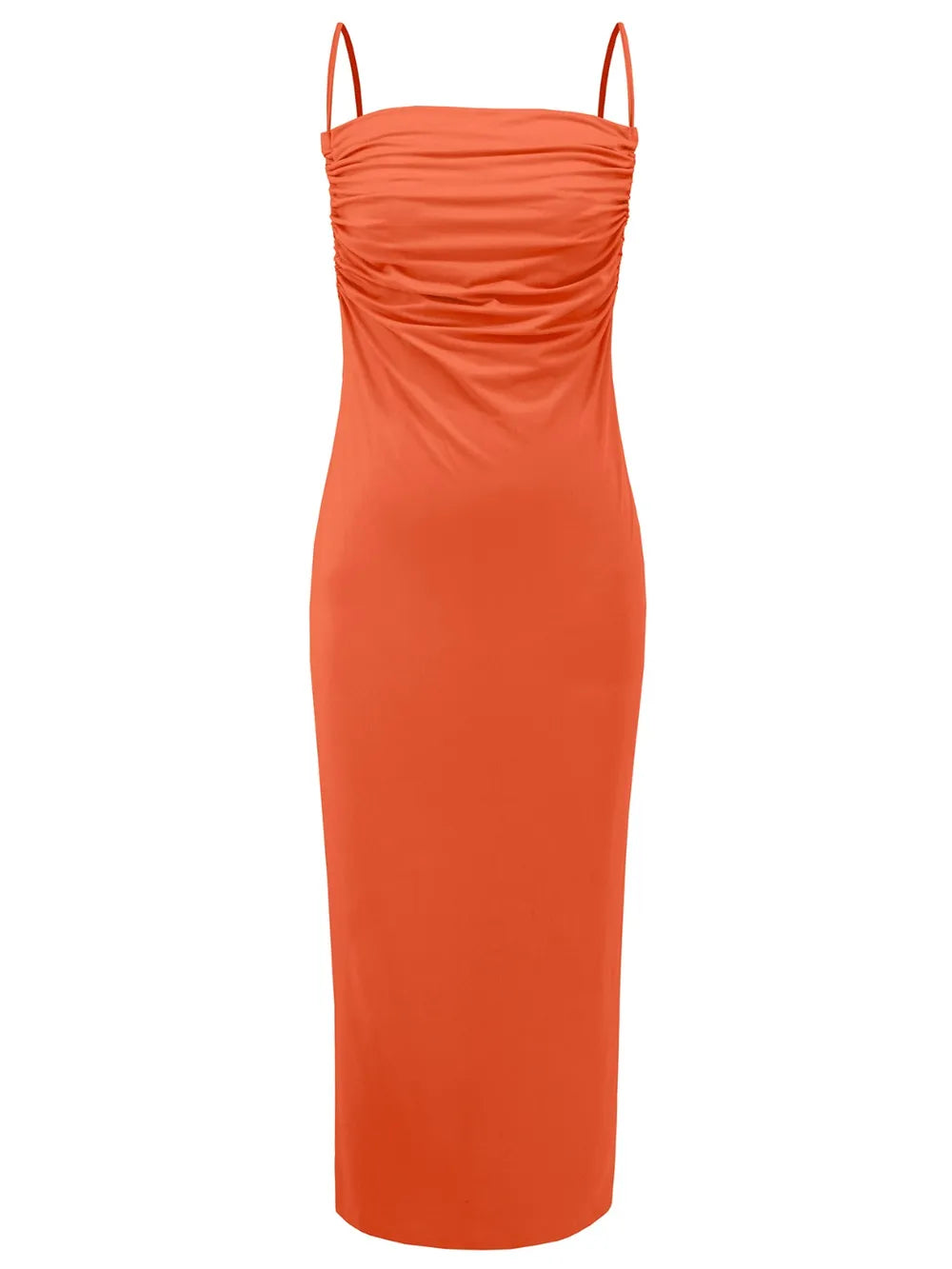 Backless Cowl Neck Sleeveless Cami Dress - Velora