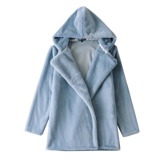Temperament Commuter Lightly Cooked Bunny Fleece Jacket - Velora