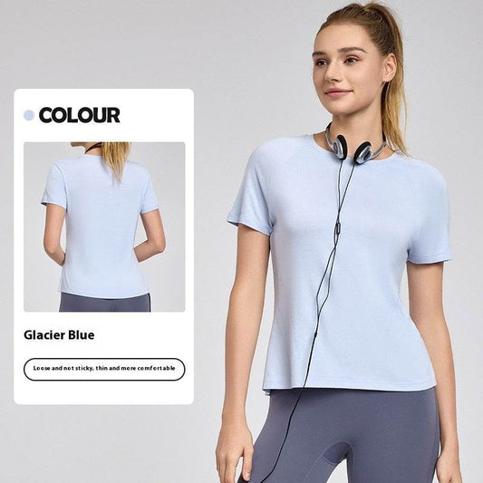 Spring And Summer Outdoor Running Training Short sleeve Workout top - Velora