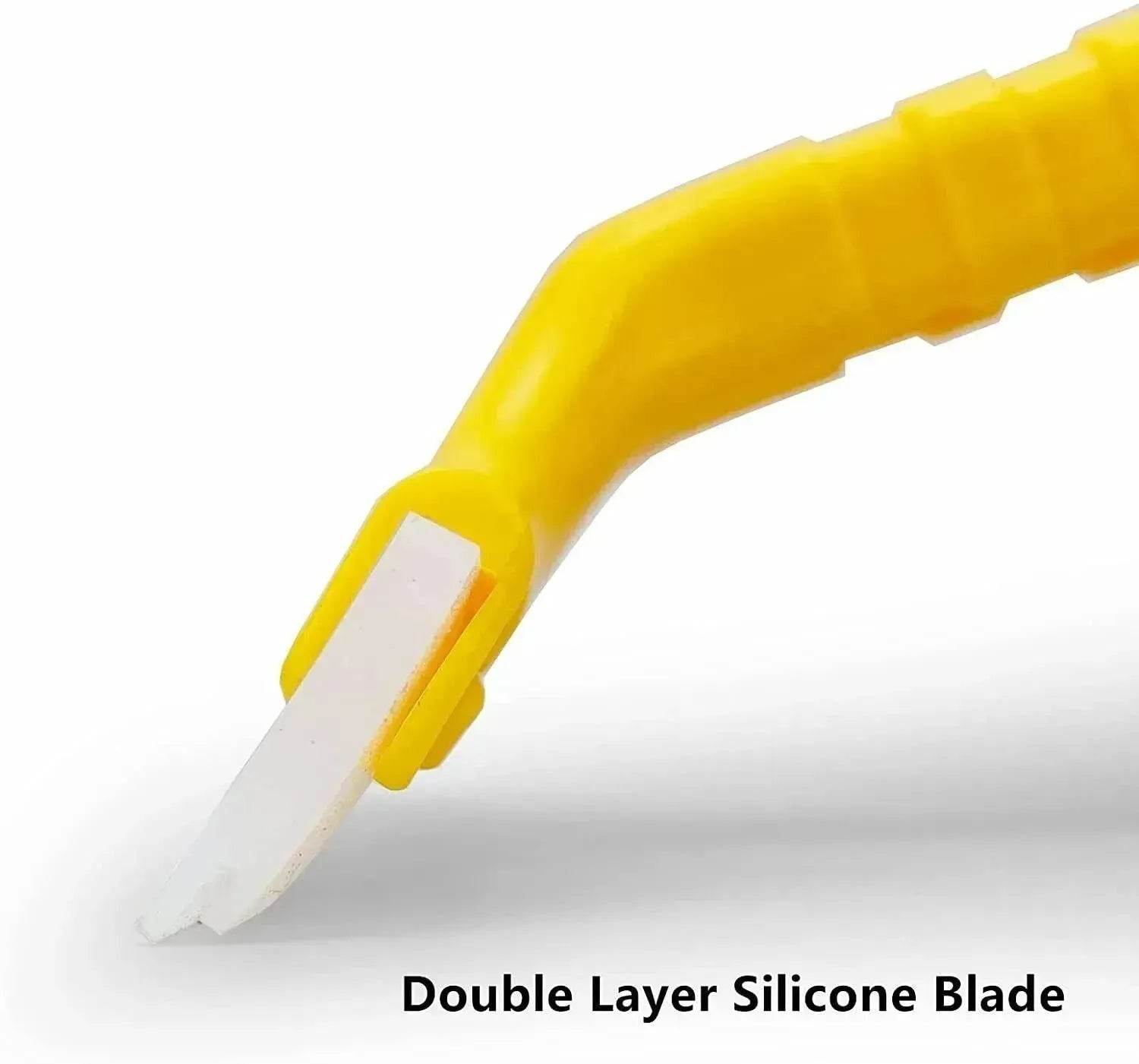 2pc Window Squeegee Shower Cleaner Car Home Glass Wash Water Wiper Ice Scraper - Velora