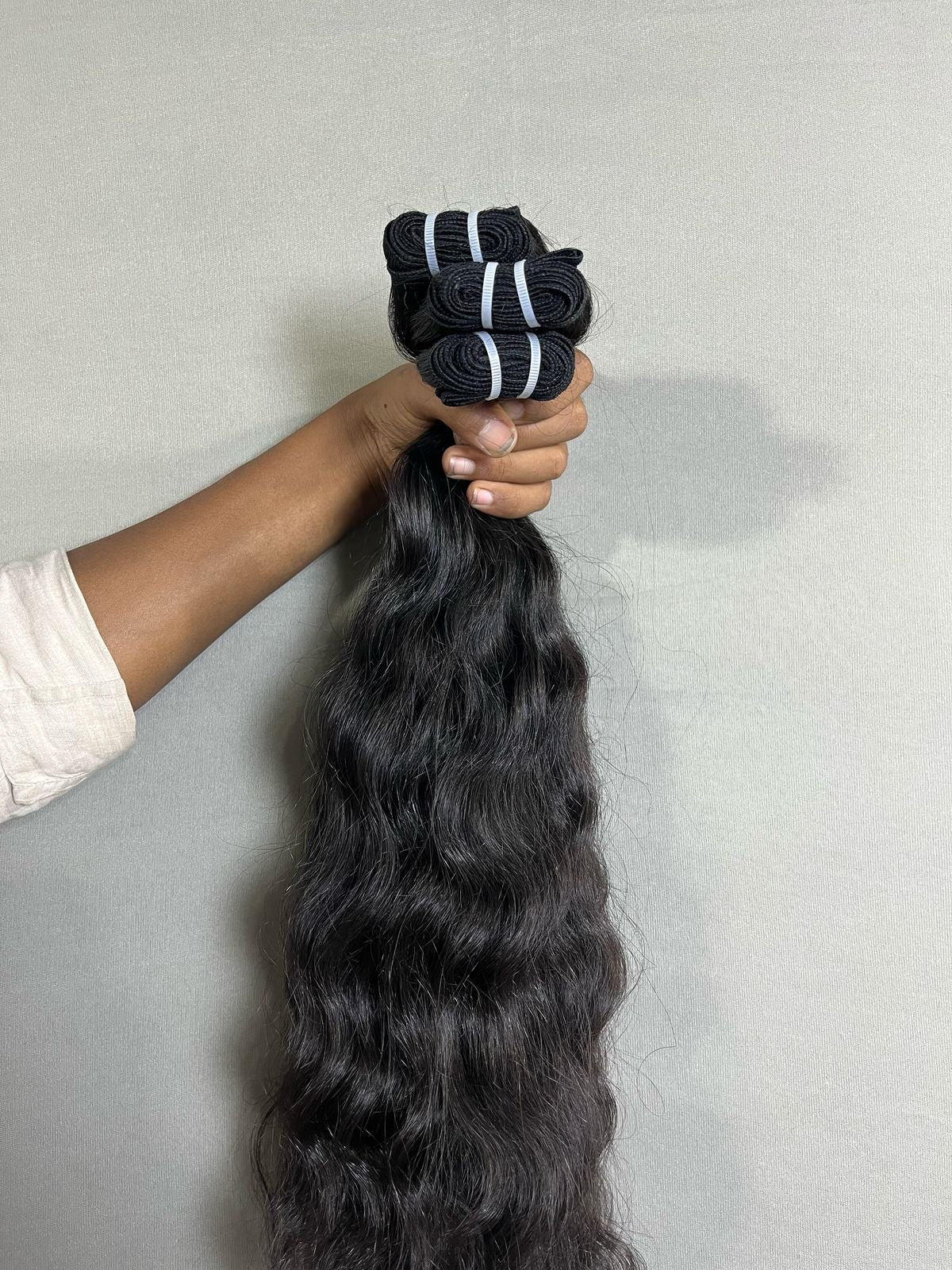 3 Bundle Deal - Indian Raw Wavy Hair Bundles-Save 10% - Velora Luxury Fashion