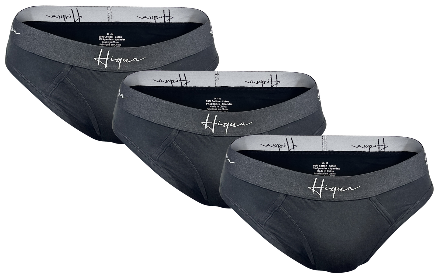 3 Pack Classic Briefs, Multi Colour - Velora Luxury Fashion