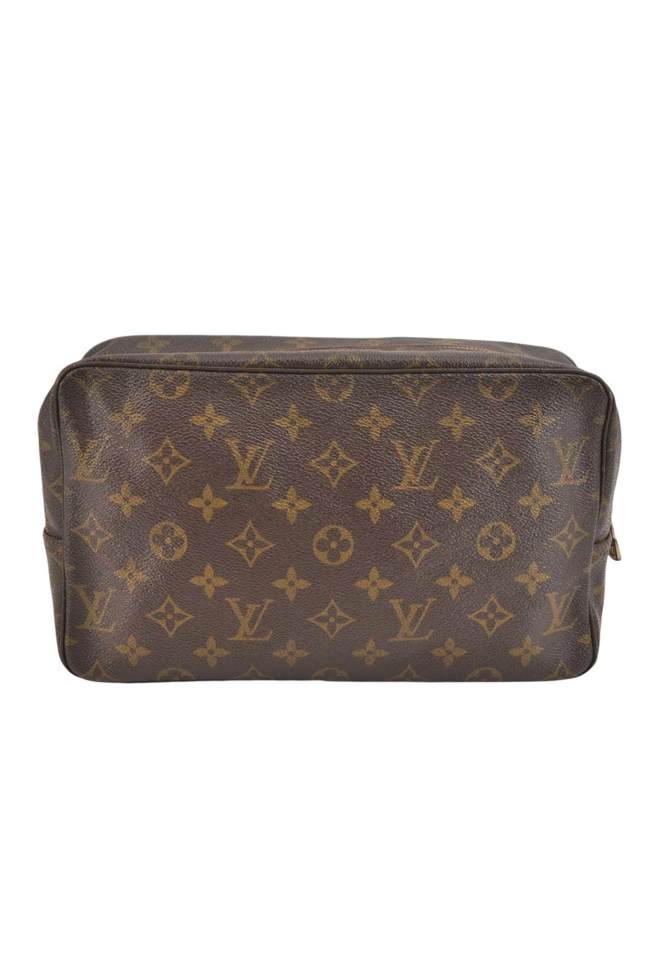 Louis Vuitton Monogram Trousse Toilette 28 Clutch Hand Bag M47522 LV 6922K - Velora