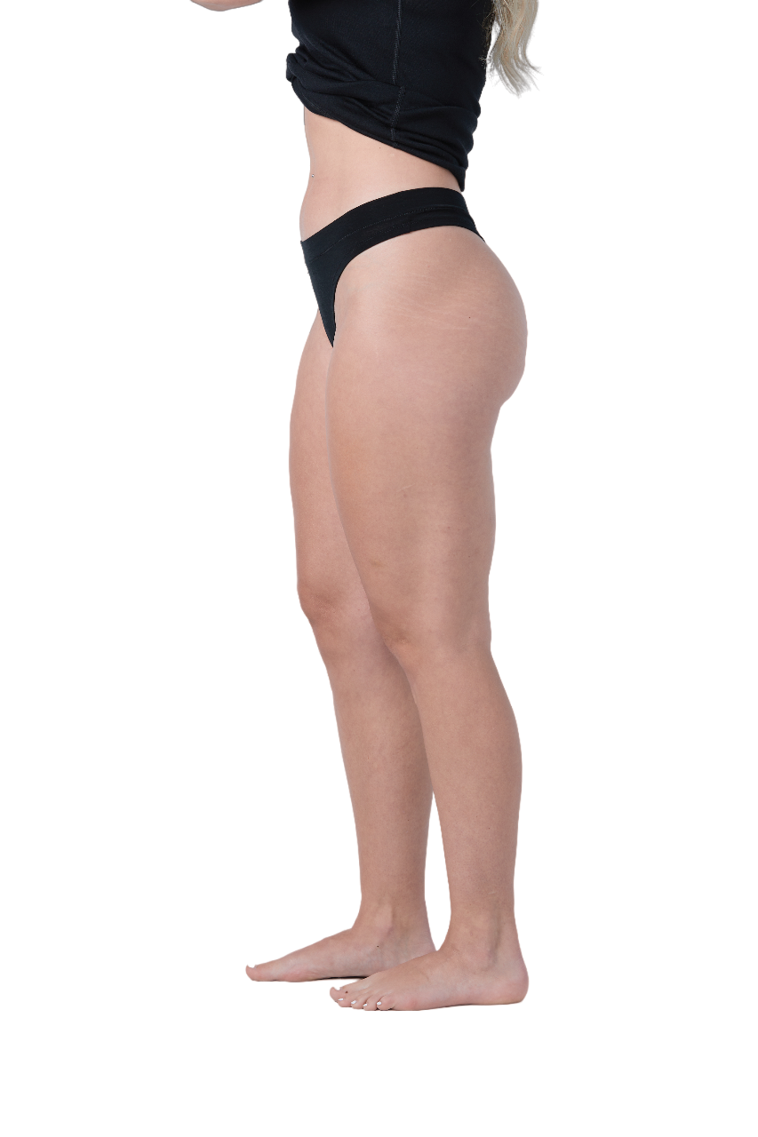 Women's Odour Blocking Merino Wool Underwear - Thong - Velora