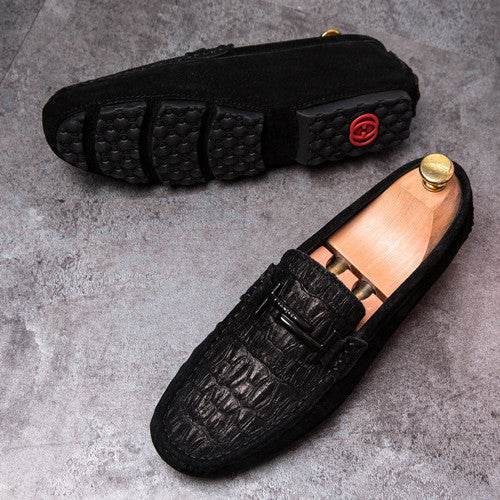 Casual Shoes Men's Peas Shoes Driving Low-Top Flat Shoes - Velora