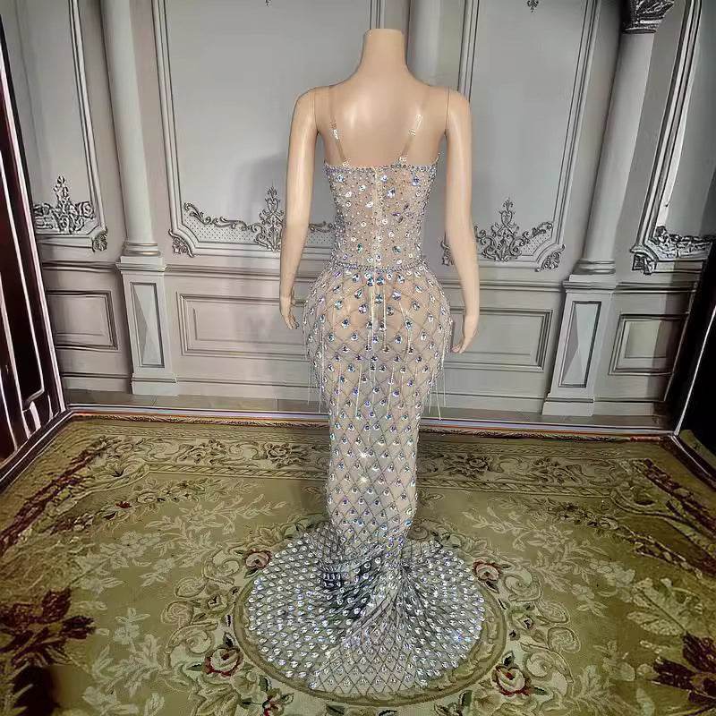 No Back Traceless Sexy Elegant Fishtail Gown - Velora