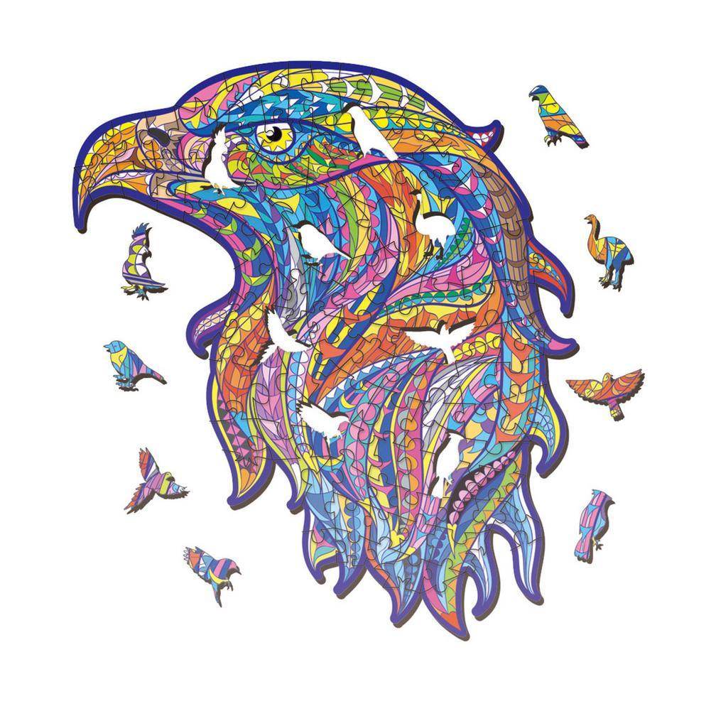 Animal Shaped Wooden Puzzle Play Toy for Kids 14 years above - Velora