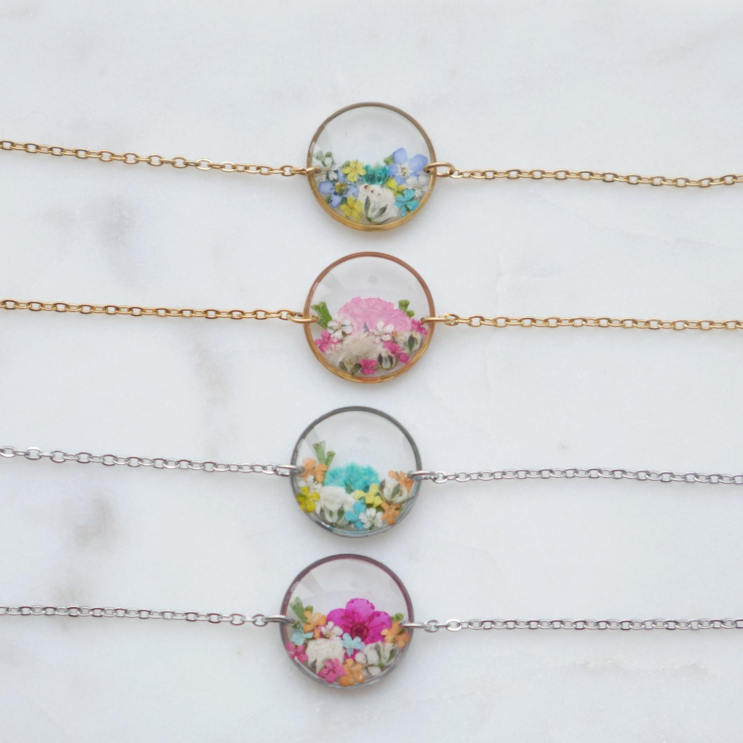 Bracelet bouquet - rond (moyen) - Velora