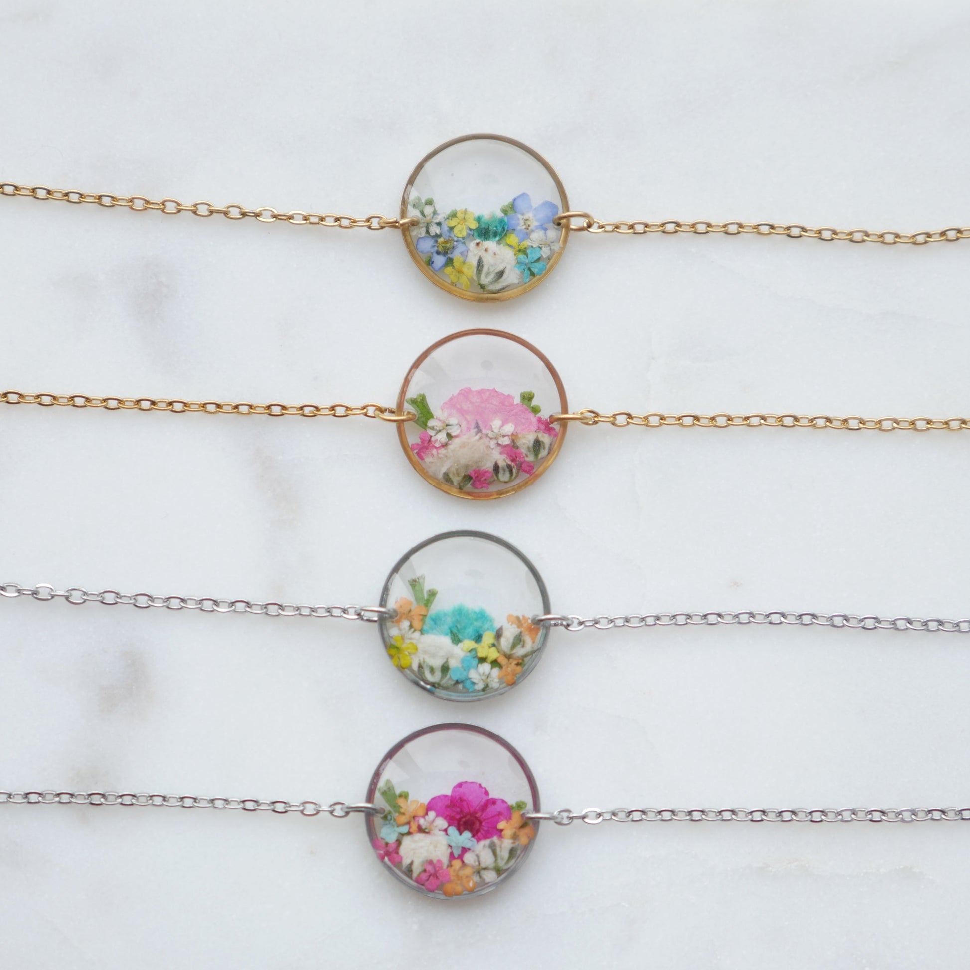 Bracelet bouquet - rond (moyen) - Velora