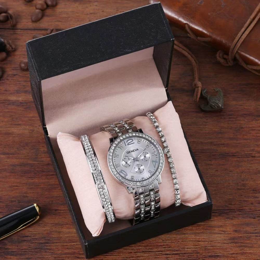 Unisex Three-piece Bracelet Watch for women - Velora