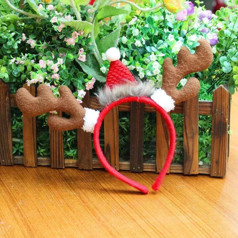 Christmas Head Buckle Christmas Party Supplies Christmas Headband Gifts Christmas Headband Christmas Hat Head Buckle - Velora
