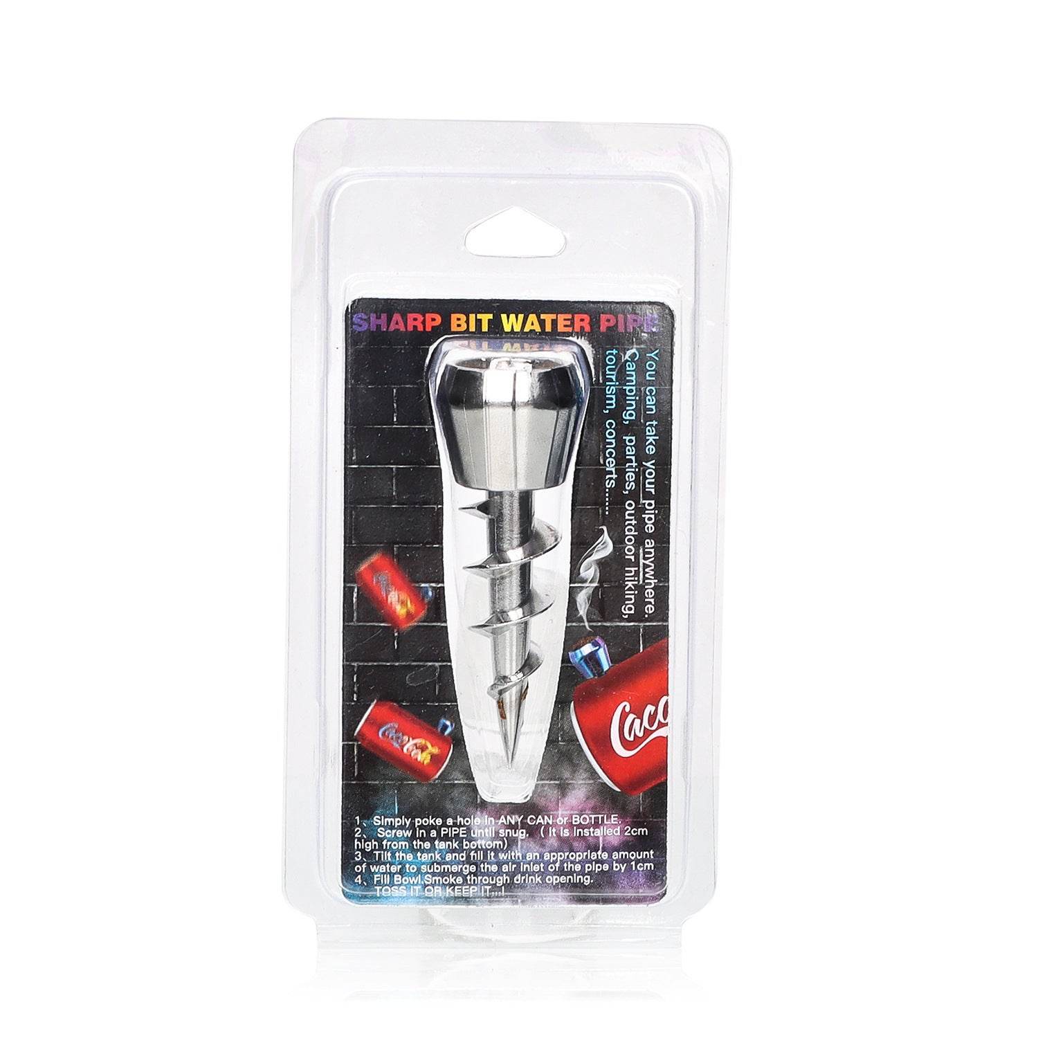 23mm Metal Screw Shape Hookah Metal Gun Head Accessories - Velora