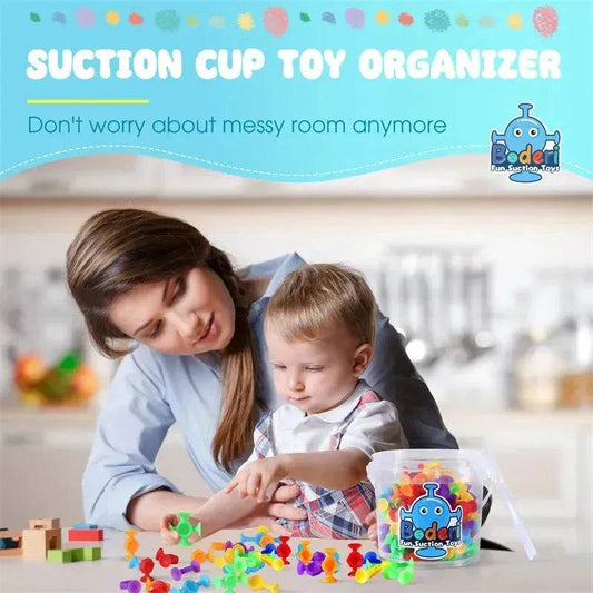 114pcs Silicone Suction cup building toys for Kids - Velora