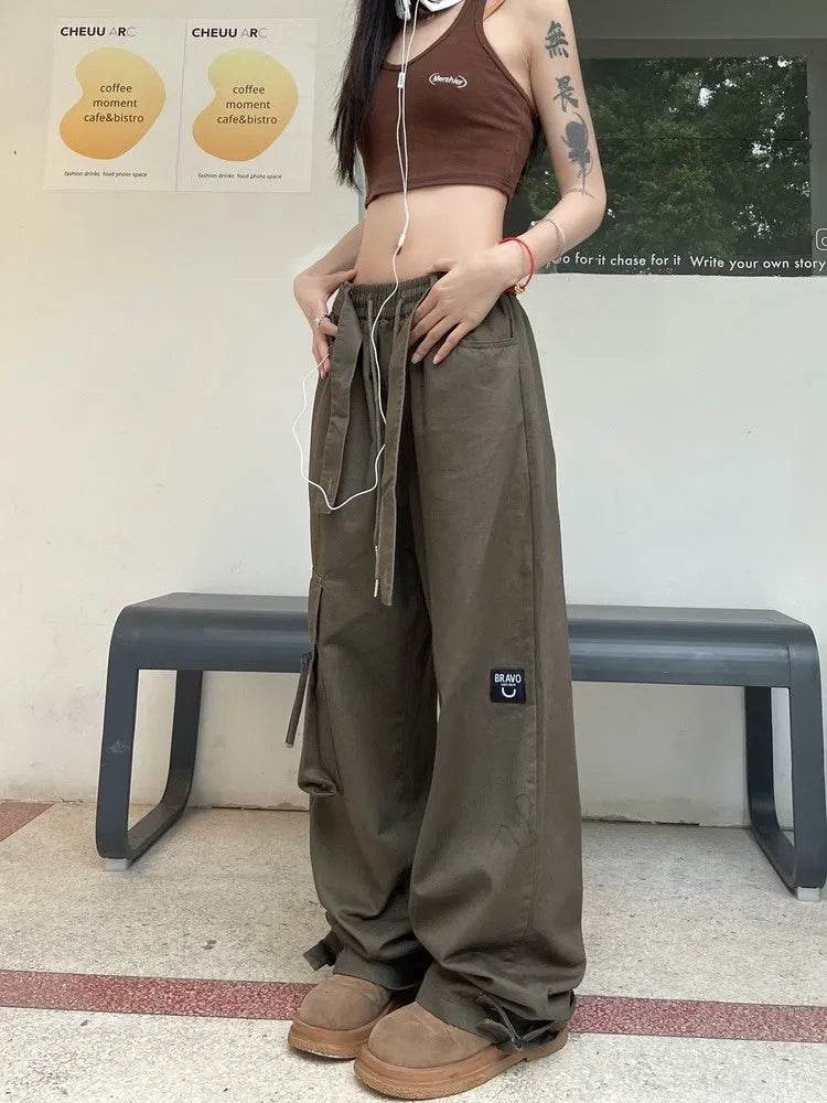 Unisex Hip Hop Retro Multi Pocket Cargo Pants For Men And Women - Velora