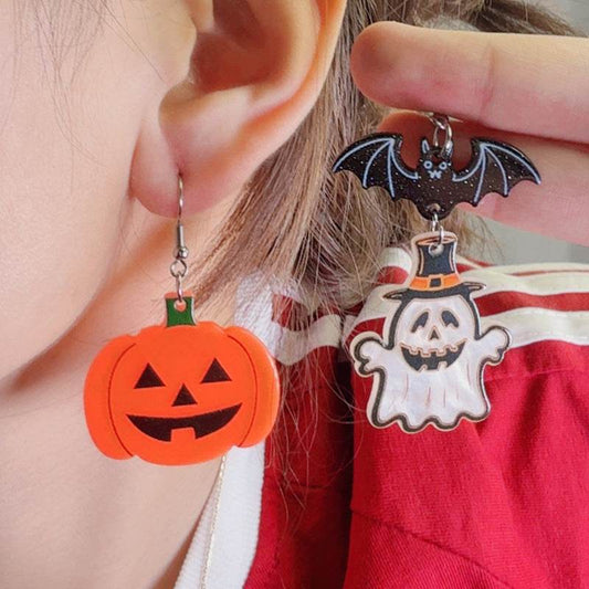European And American Halloween Series Acrylic Earrings Color - Velora