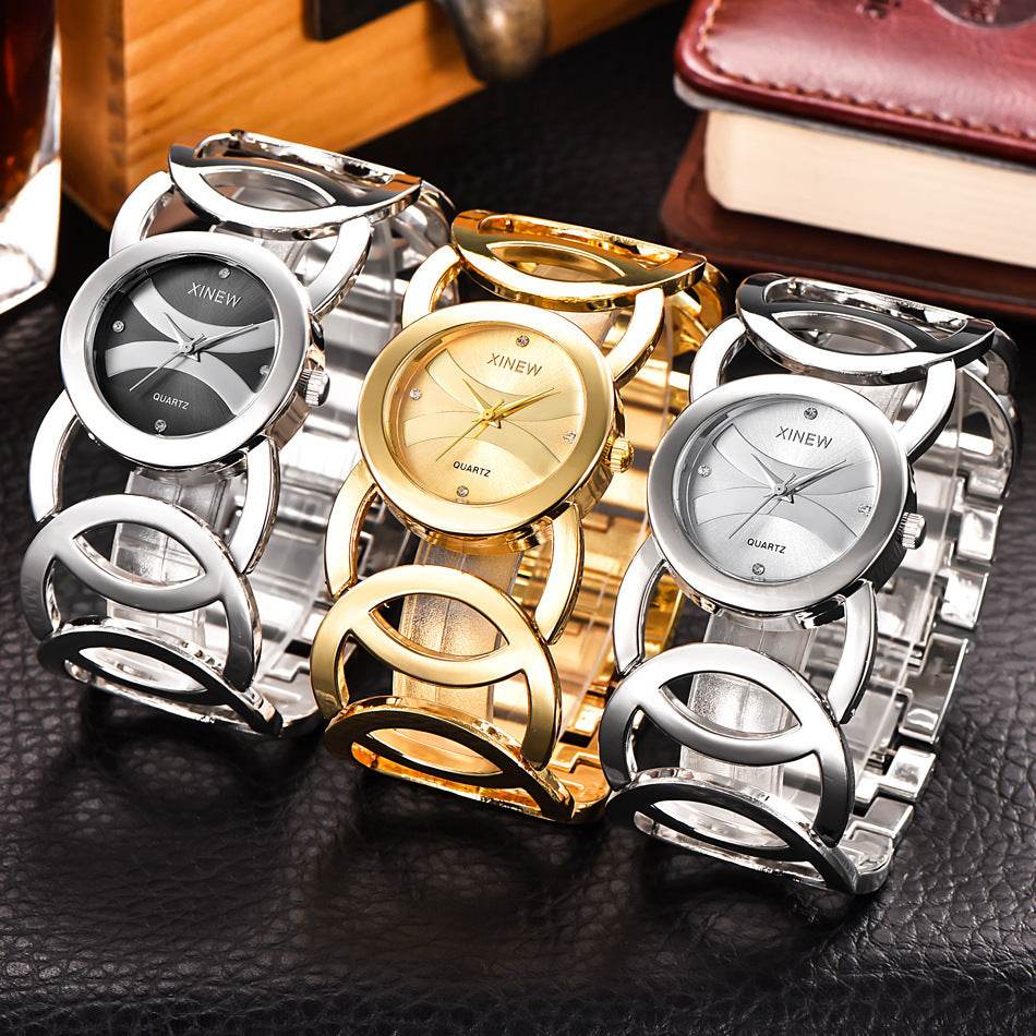 Stainless steel bracelet watch for ladies - Velora