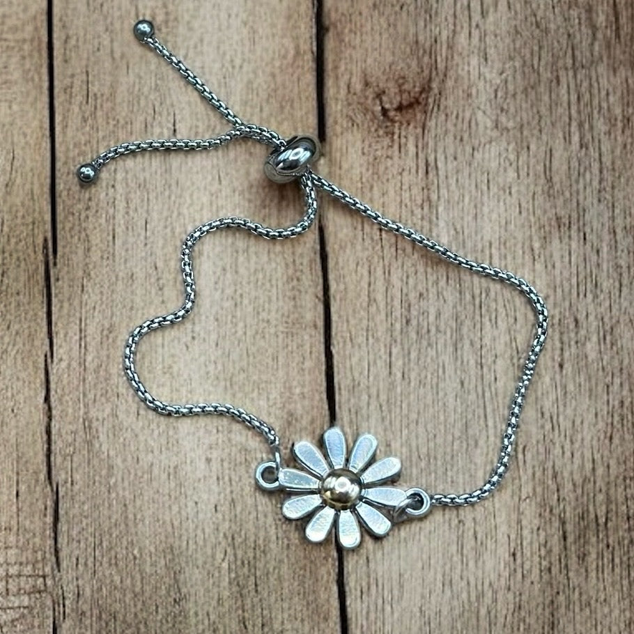 Adjustable Bracelet - Daisy - Velora