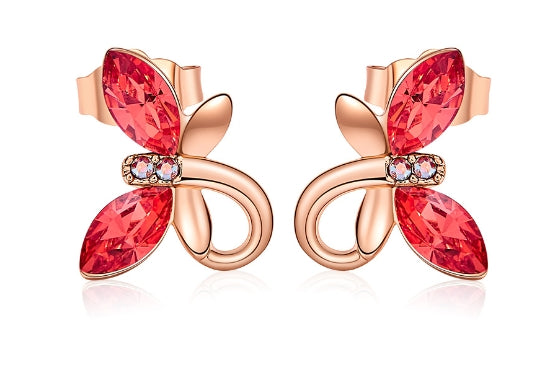 Swarovski Crystal Butterfly Earrings - 2019 Collection